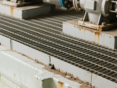 脫硫塔鋼格柵板圖片2