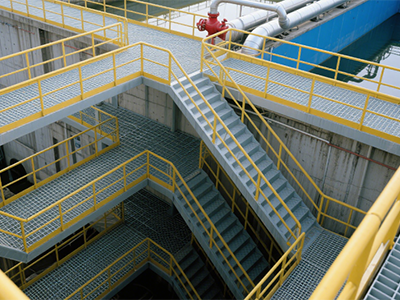 污水廠鋼格柵板案例